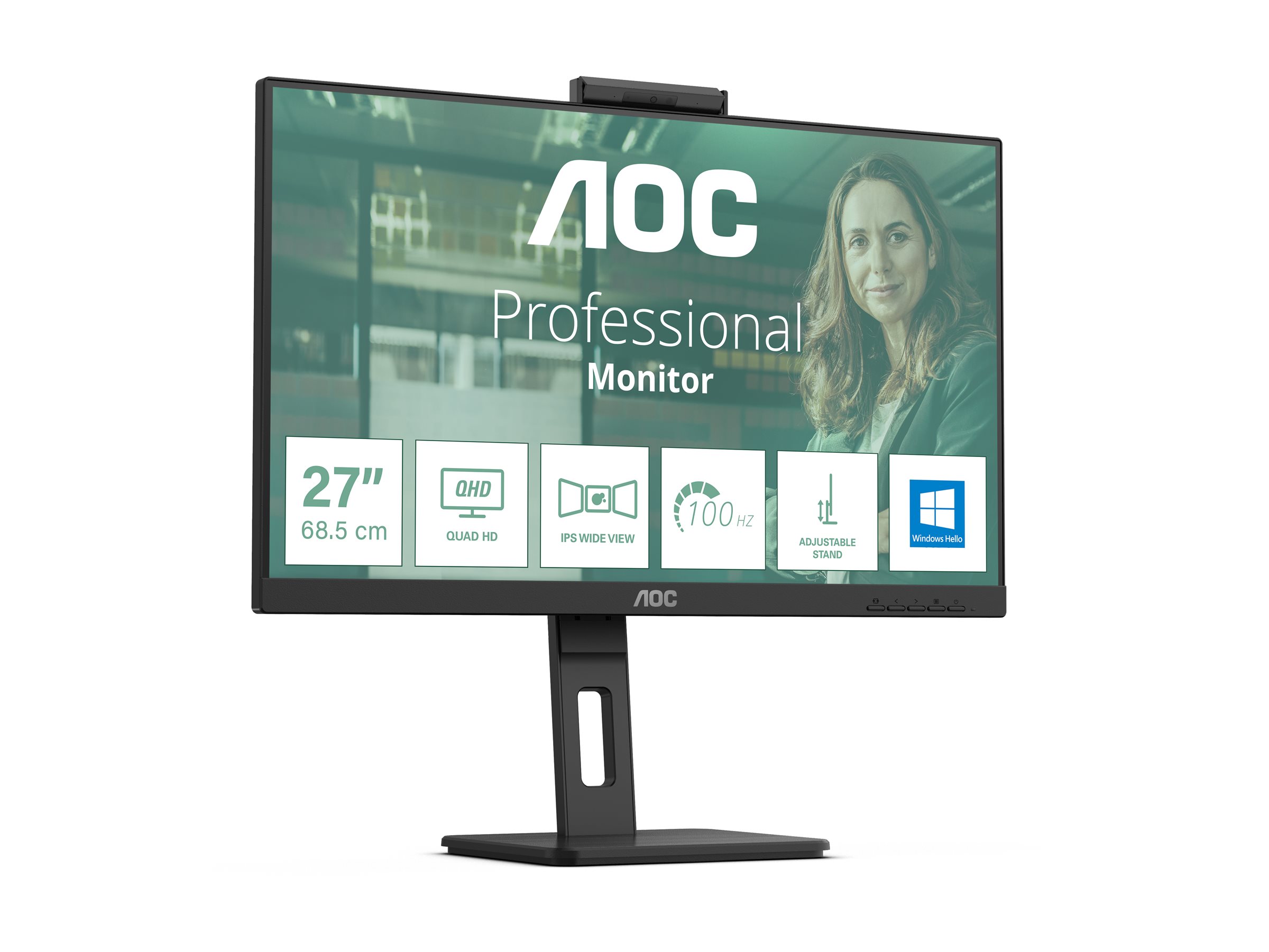 AOC Pro-line Q27P3CW - LED-Monitor - 68.6 cm (27)