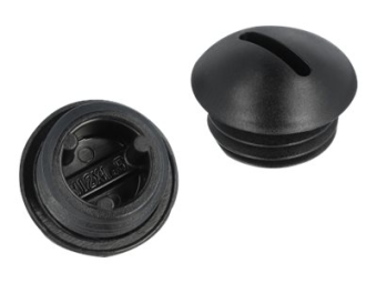 Delock Verschlussstopfen - Schwarz (Packung