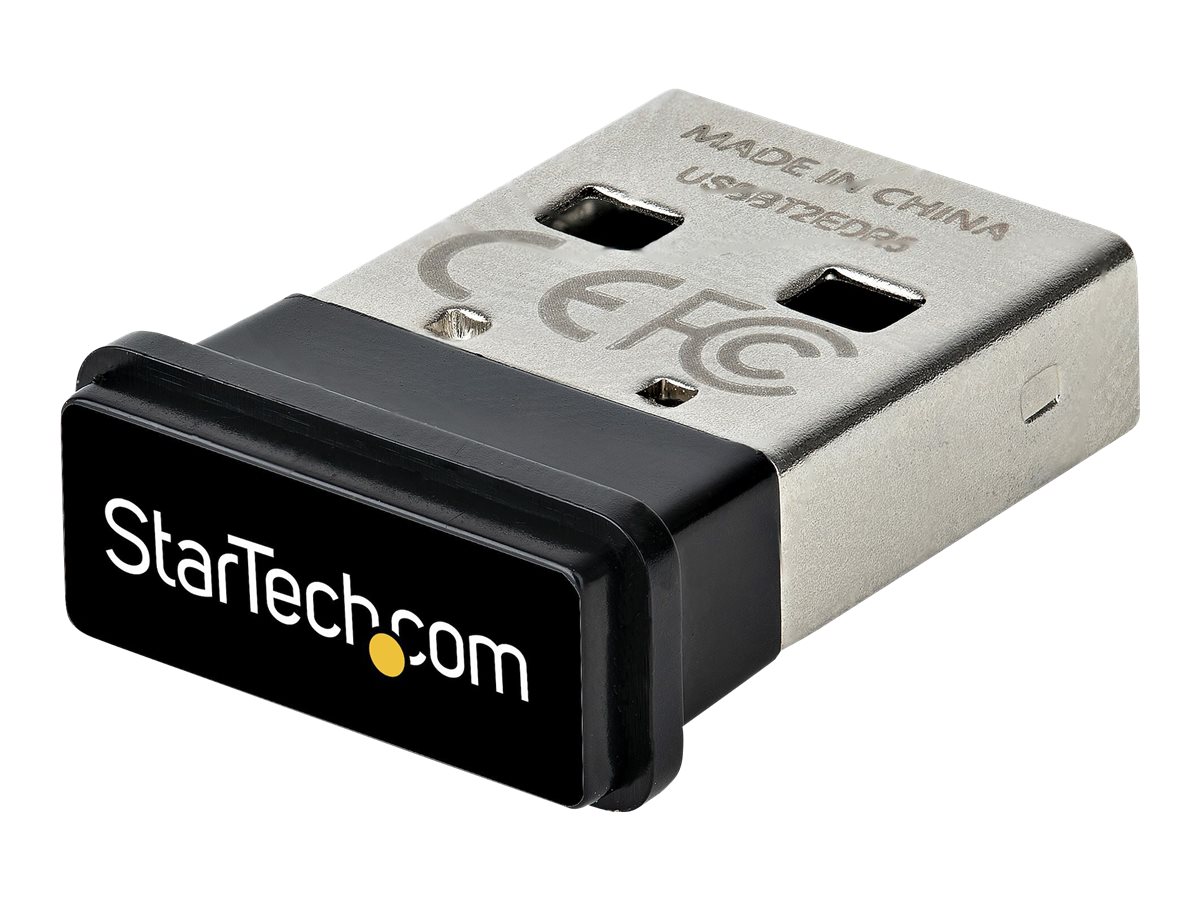 StarTech.com USB Bluetooth 5.0 Adapter USB Bluetooth Dongle Receiver for PCComputerLaptopKeyboardMouseHeadsets Range 33ft10m EDR (USBA-BLUETOOTH-V5-C2)