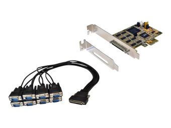Exsys EX-44388 - Serieller Adapter - PCIe Low-Profile
