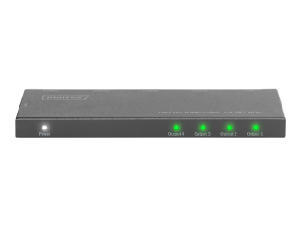 DIGITUS Ultra Slim HDMI® Splitter 1x4 4K  60 Hz