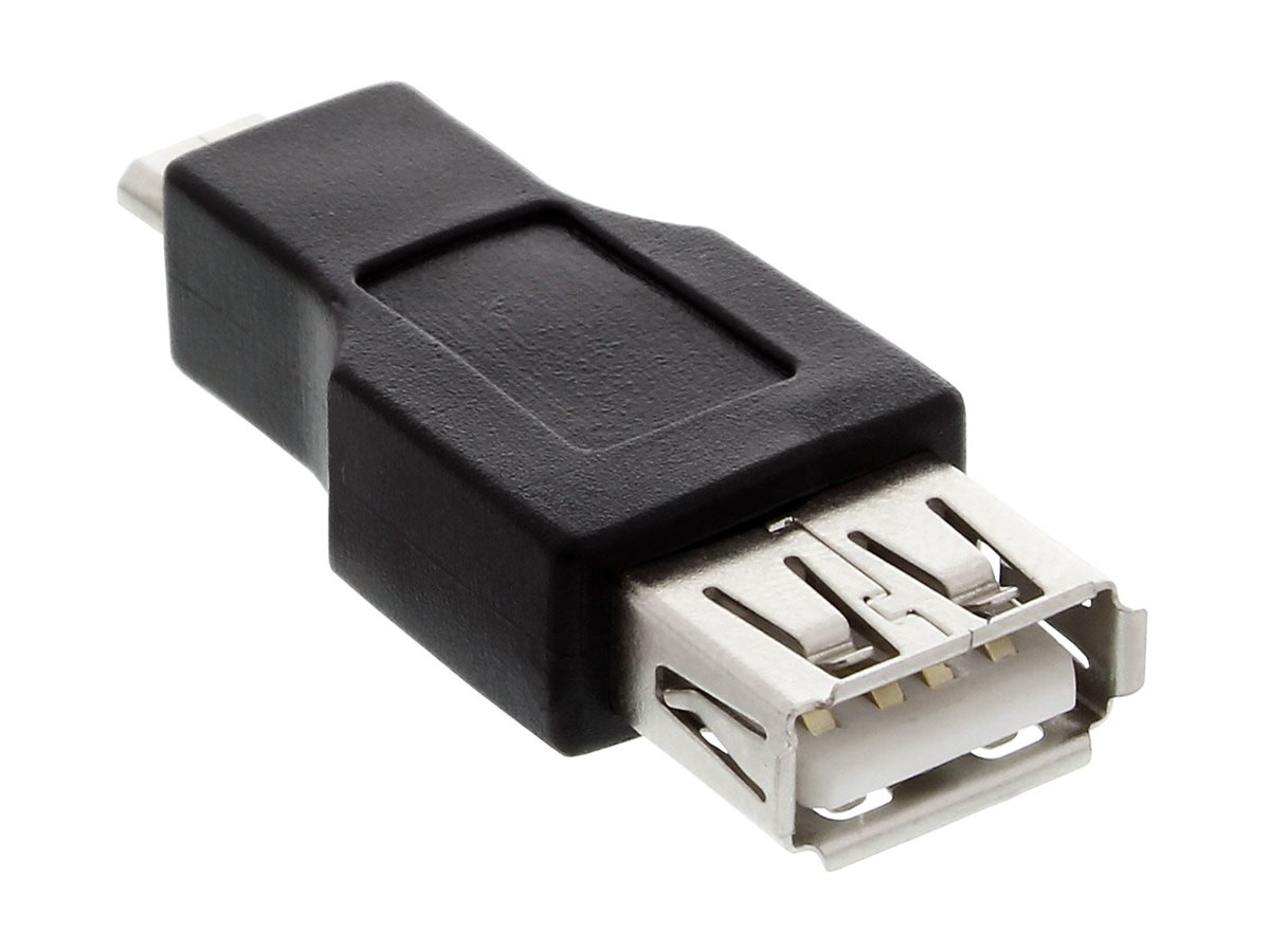 InLine Micro-USB OTG Adapter - Micro-B Stecker an USB A Buchse