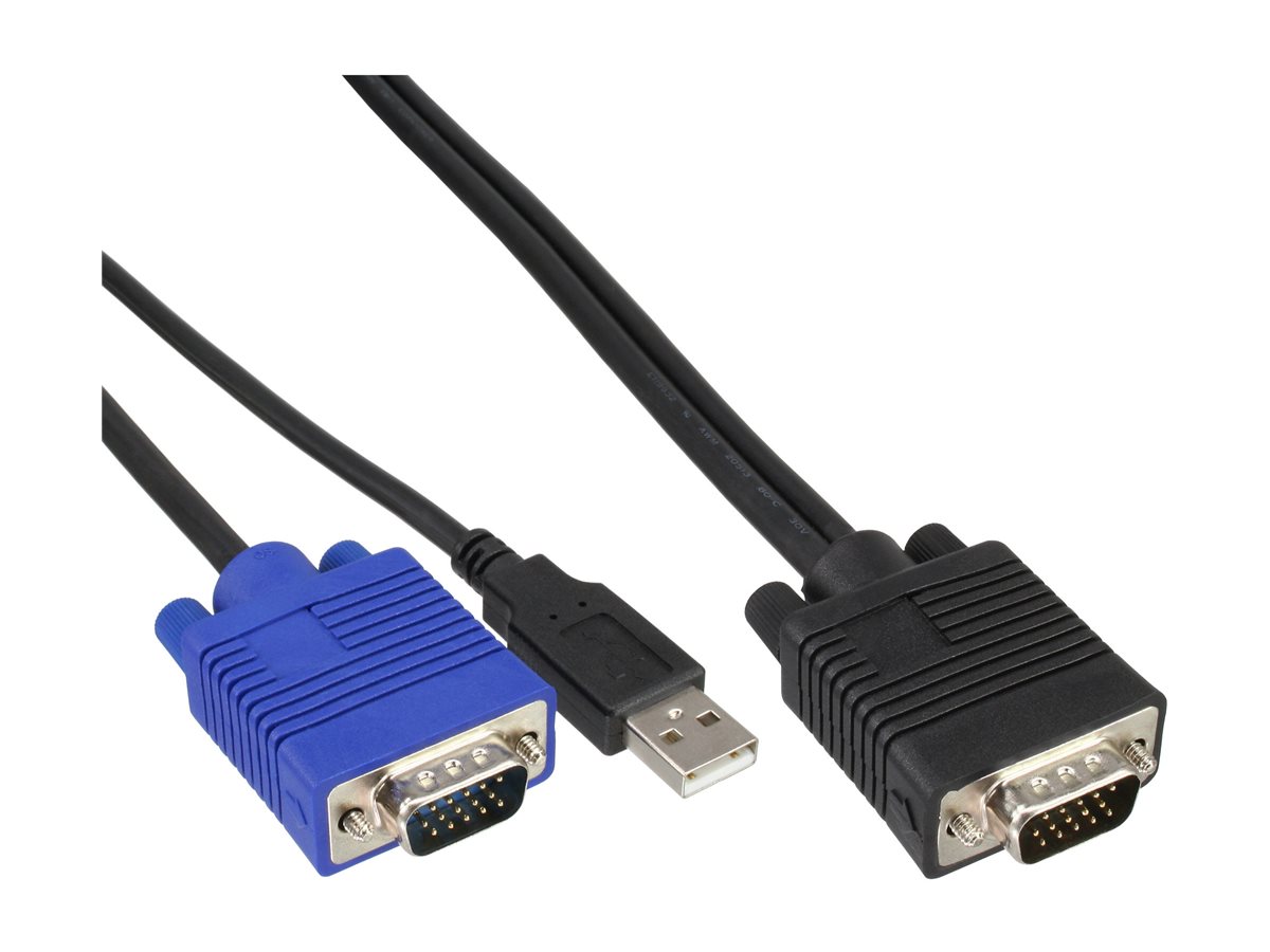 InLine KVM Kabelsatz - USB - für 19 KVM Switch - Länge 18m