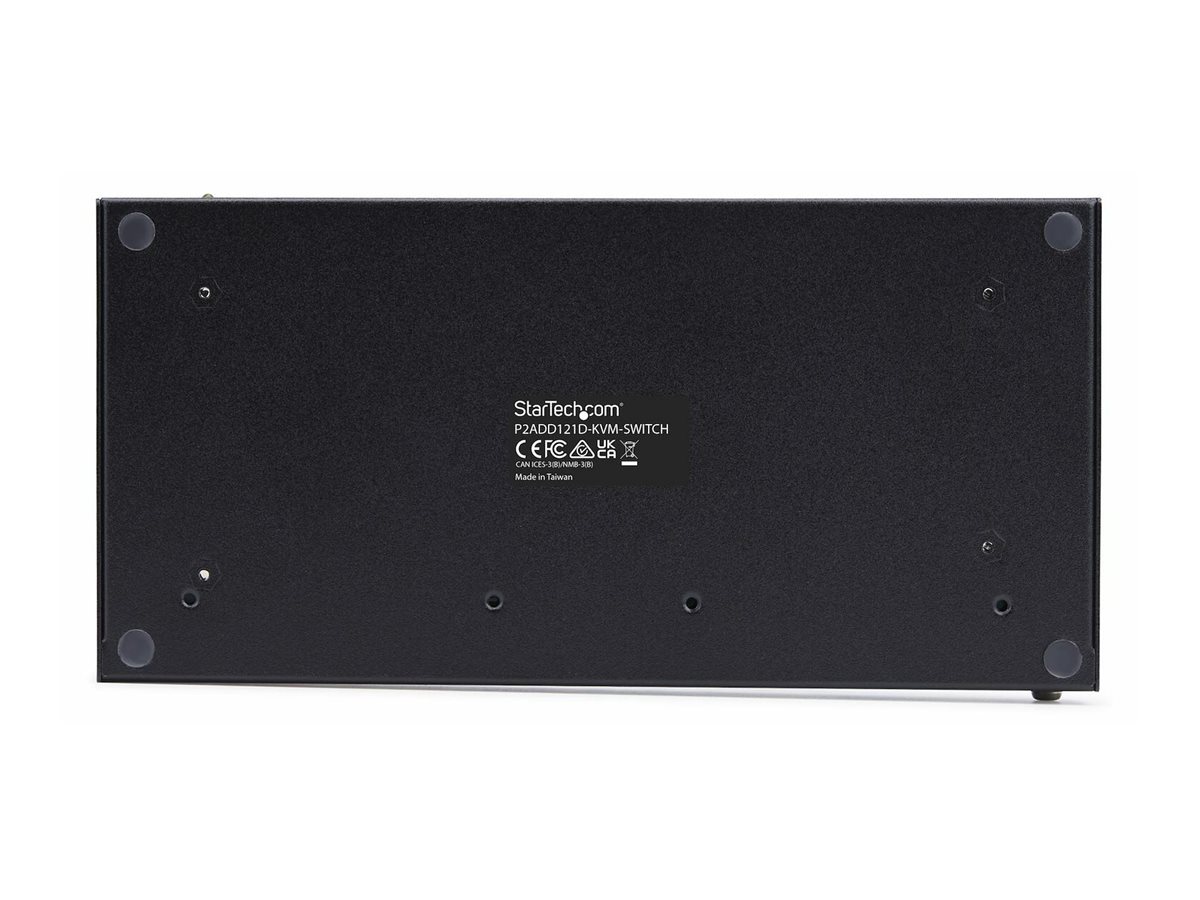 StarTech.com 2-Port Dual-Monitor DP KVM Switch wVideo Matrix 4K 60Hz