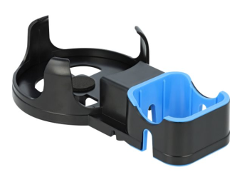 Delock Klammer - für Smart Speaker - Kunststoff - Schwarz Blau - Wandmontage - für Amazon Echo Dot (3rd Generation)