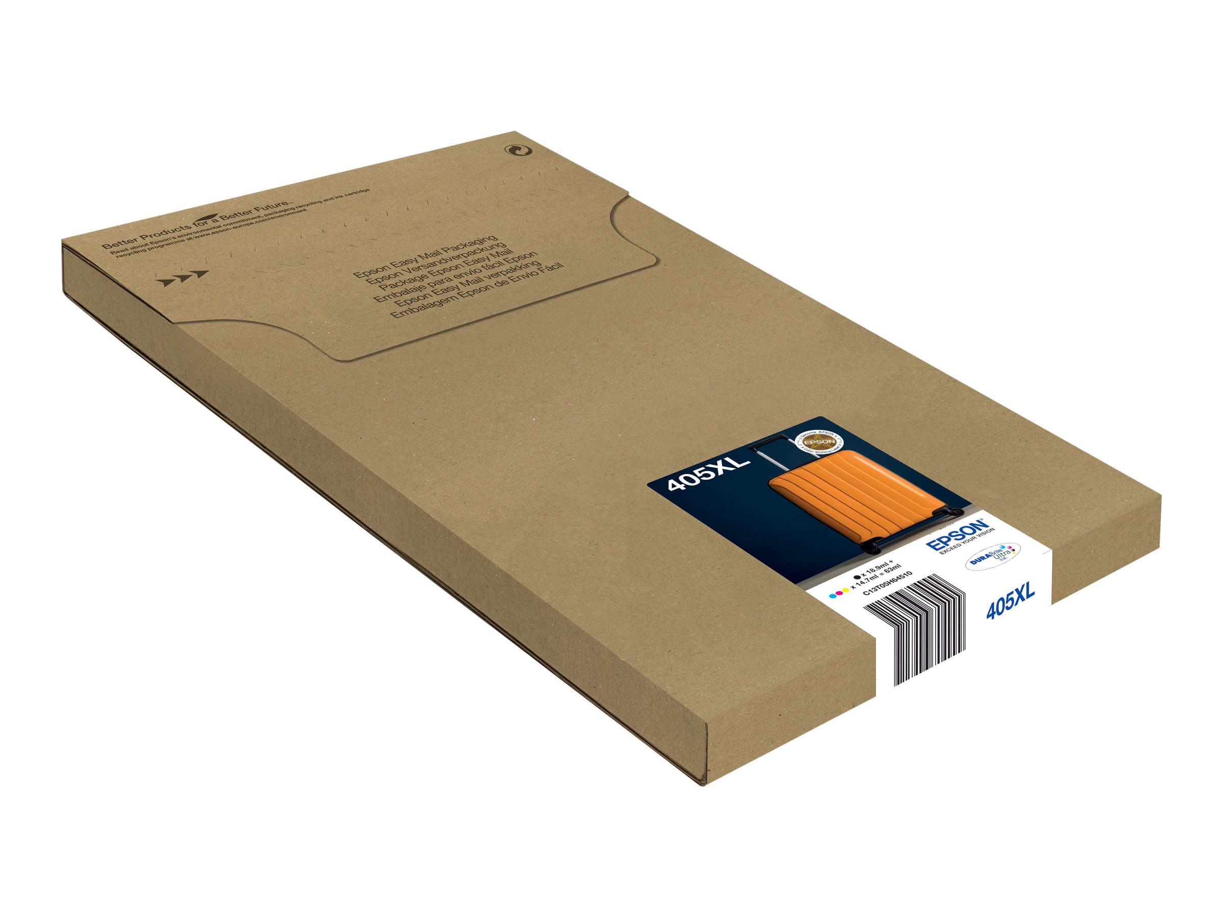 Epson 405XL Multipack - 4er-Pack - XL - Schwarz Gelb Cyan Magenta