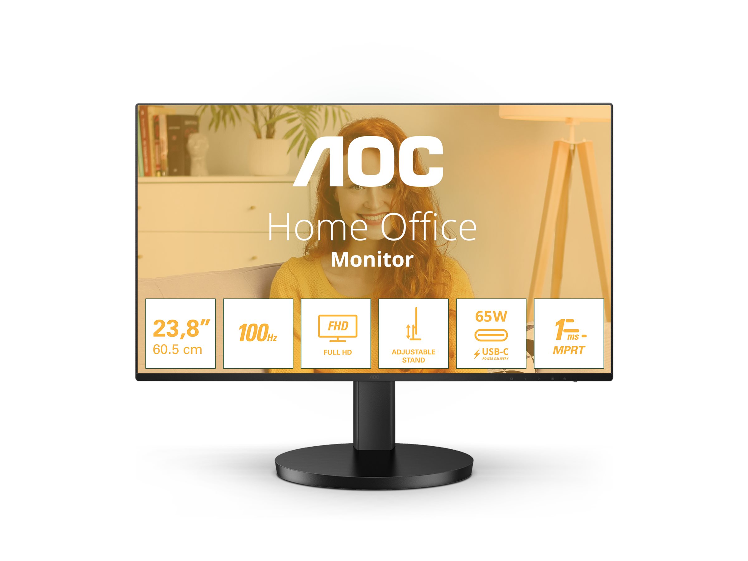 AOC Basic-line 24B3CF2 - LED-Monitor - 61 cm (24)