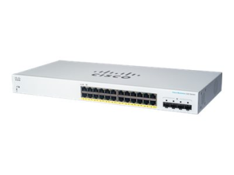 Cisco Business 220 Series CBS220-24FP-4G - Switch - Smart - 24 x 101001000 (PoE+)
