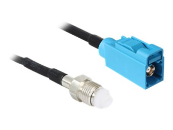 Delock Antennenkabel - FAKRA Z-Anschluss weiblich zu FME weiblich