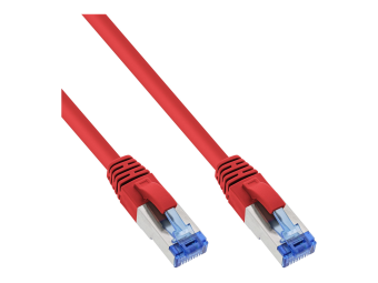 InLine Patchkabel - SFTP (PiMf) - Cat.6A - halogenfrei - rot - 1m