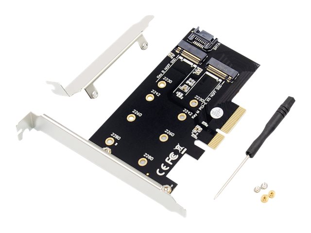 DIGITUS M.2 NGFF  NVMe SSD PCI Express 3.0 (x4) Add-On Karte