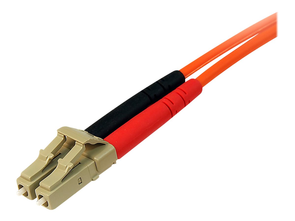 StarTech.com 15m Fiber Optic Cable - Multimode Duplex 50125 - LSZH - LCLC - OM2 - LC to LC Fiber Patch Cable - Netzwerkkabel - LC Multi-Mode (M)