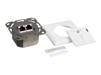 LogiLink Anschlussdose Unterputz - geeignet für Wandmontage