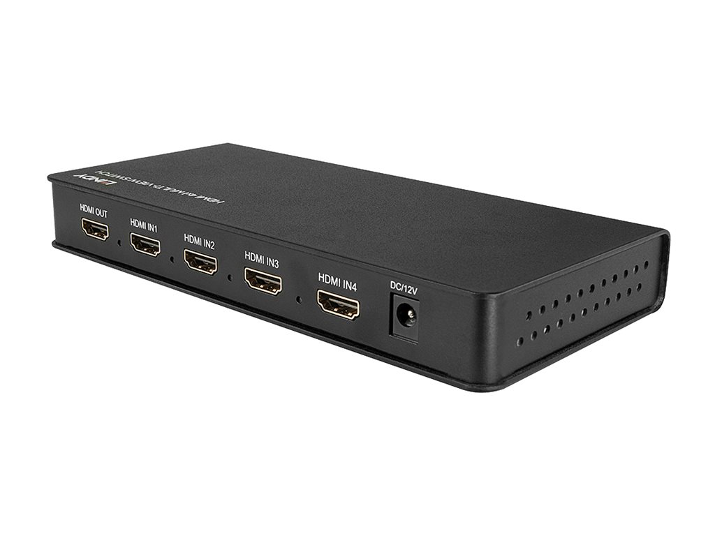Lindy HDMI 4x1 Multi-View Switch - VideoAudio-Schalter