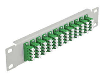 Delock Patch Panel - LC SM X 48 - Grau - 1U - 25.4 cm (10)