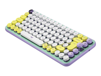 Logitech POP Keys - Tastatur - kabellos - Bluetooth 5.1 Bluetooth LE