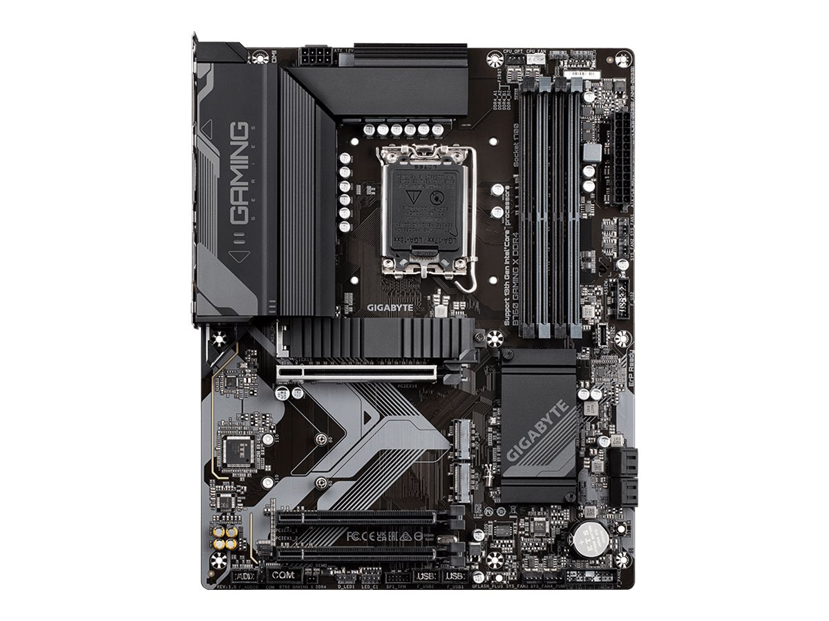 Gigabyte B760 GAMING X DDR4 - 1.0 - Motherboard - ATX - LGA1700-Sockel - B760 Chipsatz - USB-C 3.2 Gen2 USB 3.2 Gen 1 - 2.5 Gigabit LAN - Onboard-Grafik (CPU erforderlich)