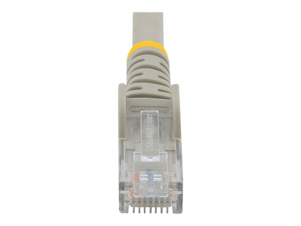 StarTech.com 10m Cat6 Gigabit Snagless Patchkabel - RJ45 UTP Netzwerkkabel mit Schutzmanschette - Cat 6 Kabel - Grau - Patch-Kabel - RJ-45 (M)