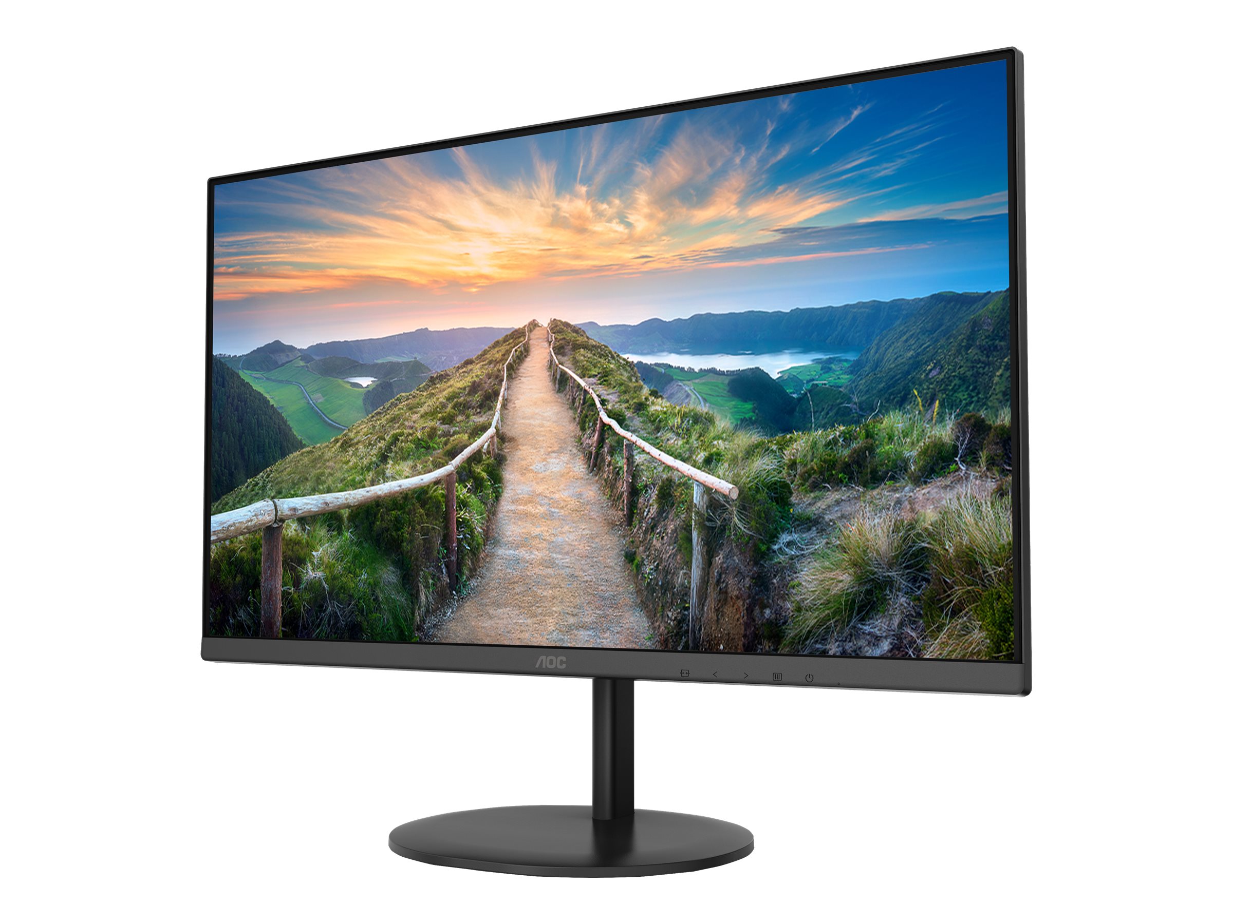 AOC Q24V4EA - LED-Monitor - 61 cm (24) - 2560 x 1440 QHD @ 75 Hz