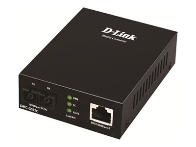 D-Link DMC G02SC - Medienkonverter - 1GbE - 10Base-T 100Base-TX 1000Base-T 1000Base-SX
