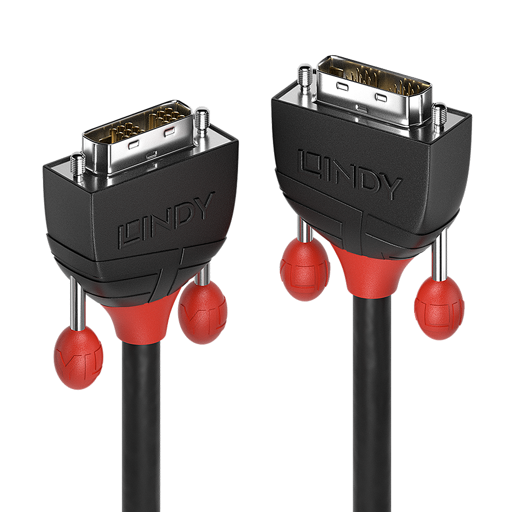 Lindy Black Line - DVI-Kabel - Single Link - DVI-D (M)