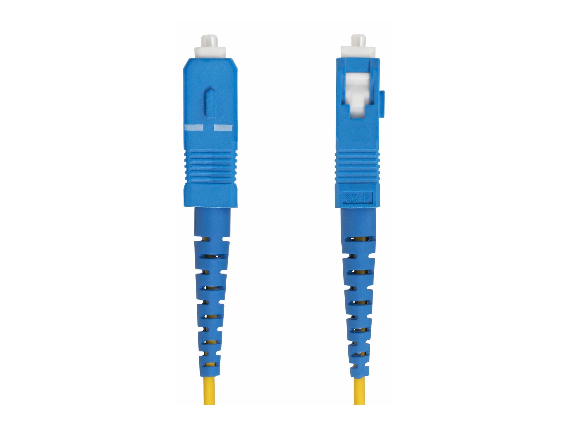 StarTech.com 1m (3.3ft) LC to SC (UPC) OS2 Single Mode Simplex Fiber Optic Cable 9125µm Laser Optimized 40G100G Bend Insensitive Low Insertion Loss - LSZH Fiber Patch Cord (SPSMLCSC-OS2-1M)