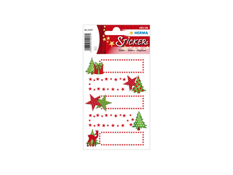 HERMA DECOR WEIHN. GESCHENKEST. Sterne&Tanne - EtikettenBeschriftungsbänder