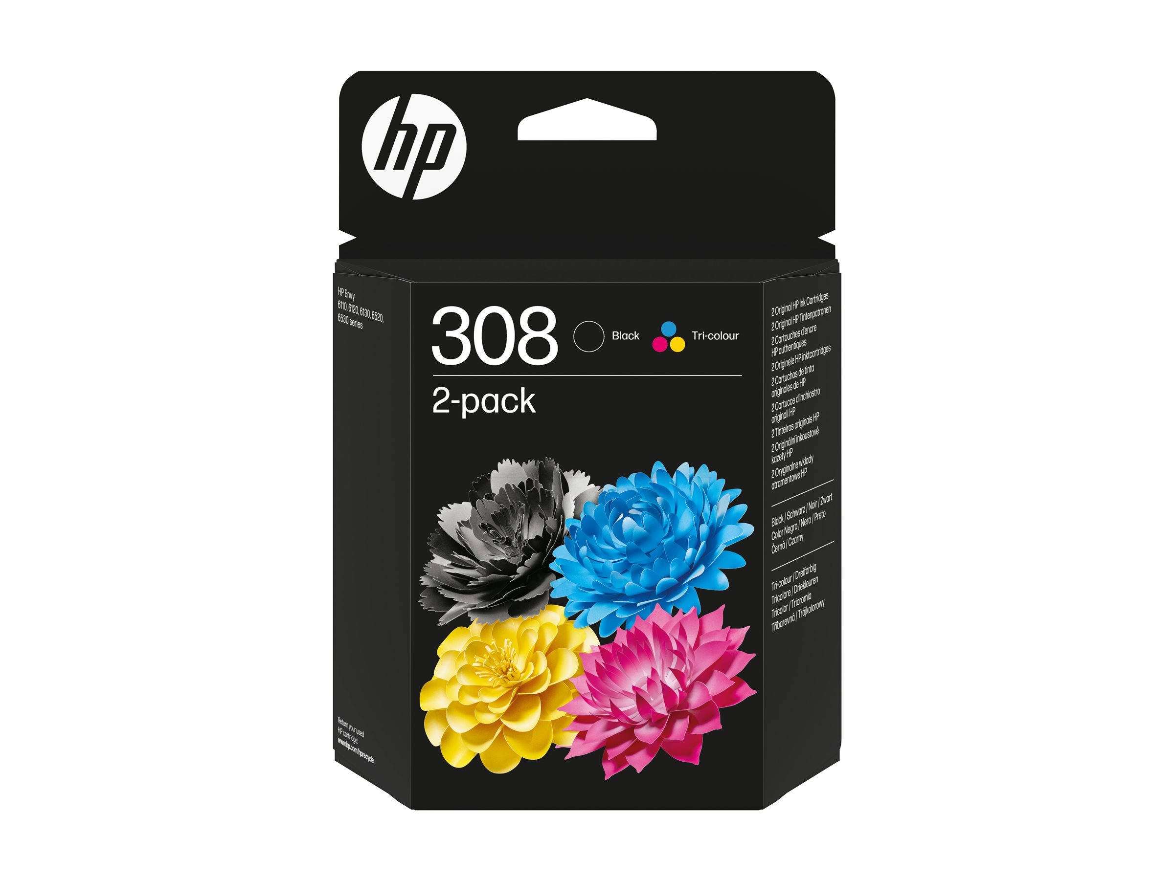 HP 308 - 2er-Pack - Schwarz Cyan Magenta Gelb
