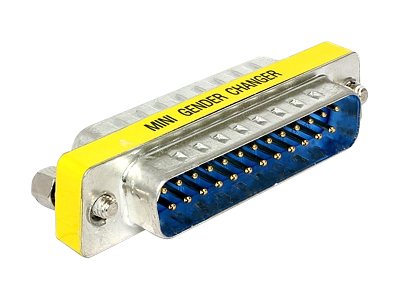 Delock Adapter Sub-D - Serieller  paralleler Gender Changer - DB-25 (M)