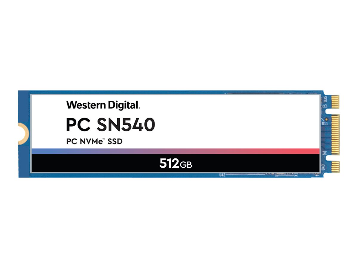 WD PC SN540 SDDPNPF-512G - SSD - 512 GB - intern - M.2 2280 - PCIe 3.0 x4 (NVMe)