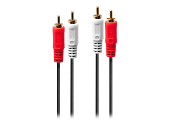 Lindy Premium - Audiokabel - RCA x 2 (M) bis RCA x 2 (M)