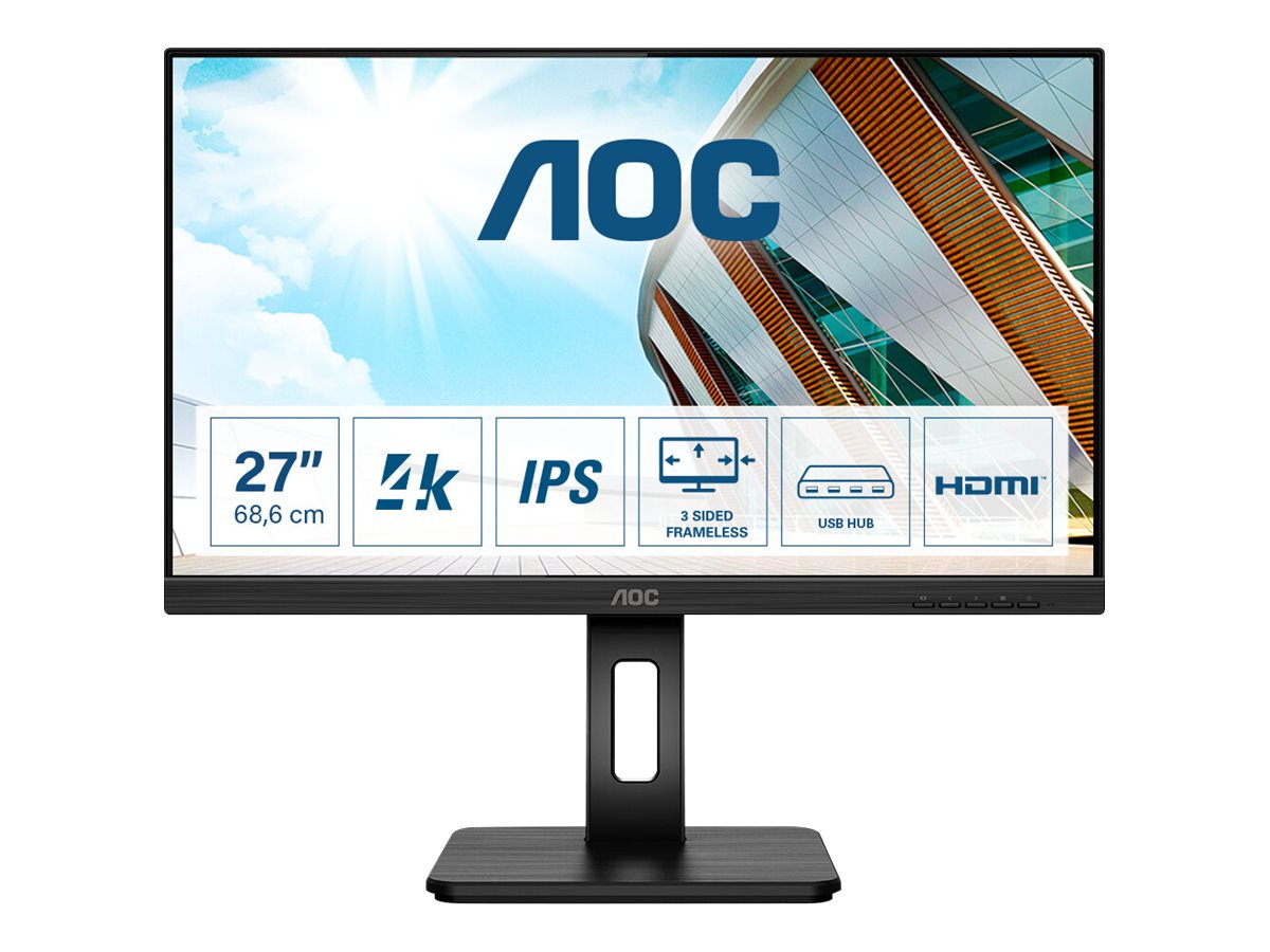 AOC U27P2 - LED-Monitor - 69 cm (27) - 3840 x 2160 4K UHD (2160p)