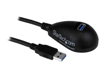 StarTech.com 15m SuperSpeed USB 3.0 Desktop Verlängerungskabel  Dockingkabel - Stecker  Buchse - Schwarz - USB-Verlängerungskabel - USB Typ A (W)