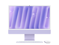 Apple iMac Z1ET 59.62cm Nano Glas M4 10C CPU10C GPU16C N.E. SSD Gbit Eth FCP LP MM NumKey TID DE Violett