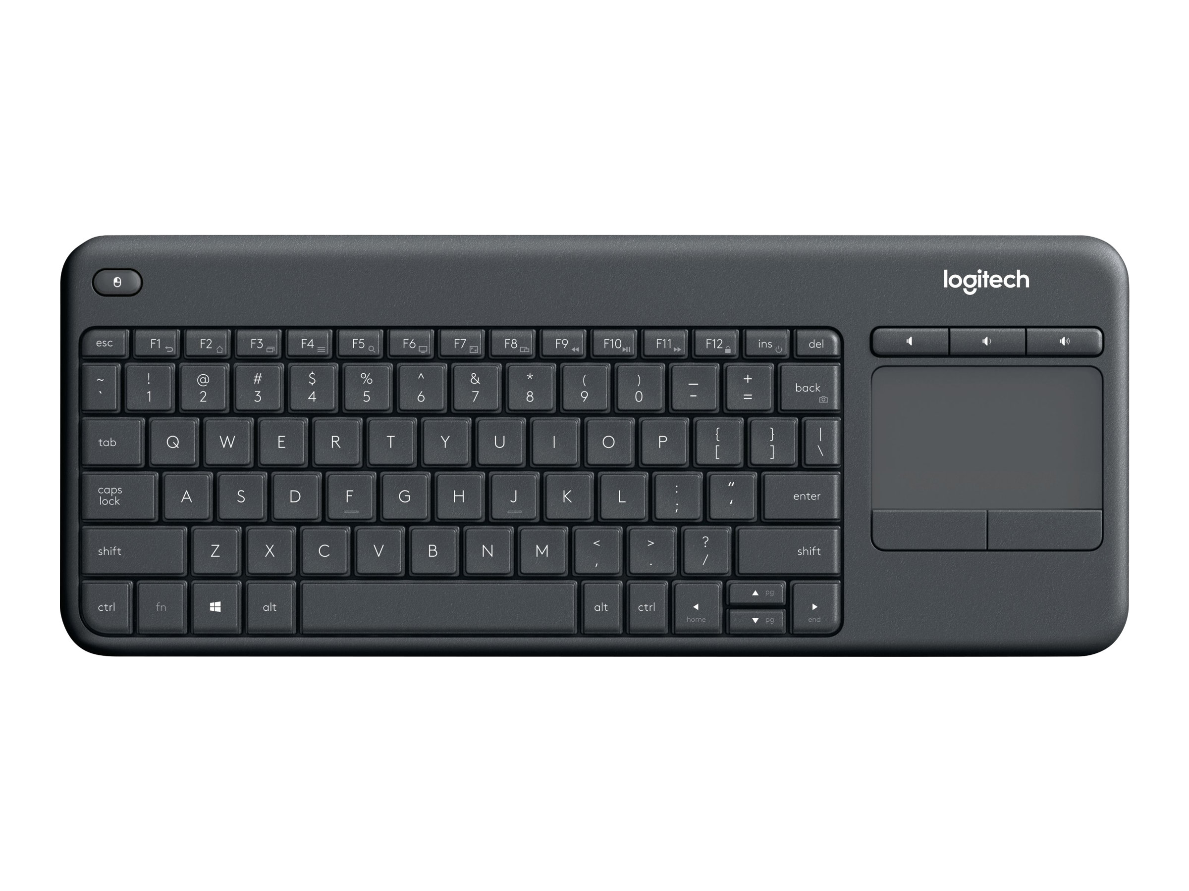 Logitech Wireless Touch Keyboard K400 Plus - Tastatur