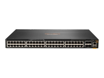 HPE Aruba 6300M - Switch - L3 - managed - 48 x 101001000 + 4 x 1 Gigabit  10 Gigabit  25 Gigabit  50 Gigabit SFP56 (Uplink  Stacking)