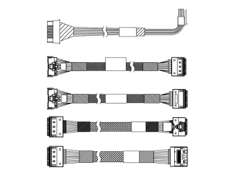Lenovo Speicherkabelkit - für 25 Chassis Front BP1