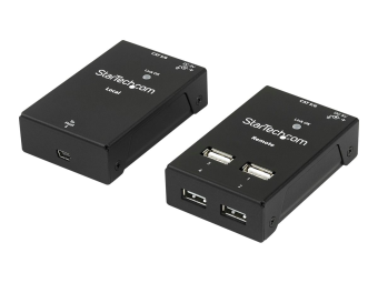 StarTech.com 4-Port USB 2.0 Extender - 165ft (50m)