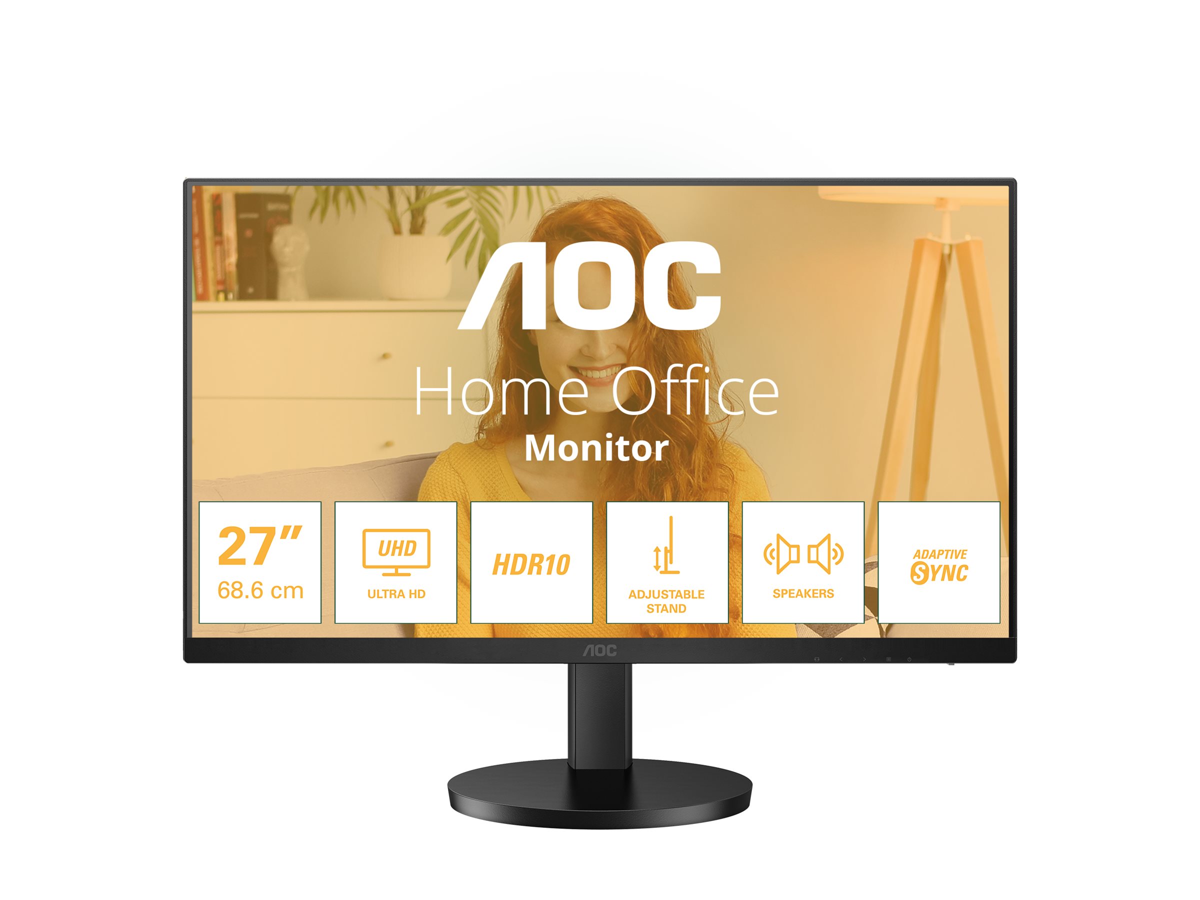 AOC U27B3AF - LED-Monitor - 68.6 cm (27) - 3840 x 2160 4K UHD (2160p)